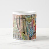 Tasse Géante Carte moderne de New York I (Devant)