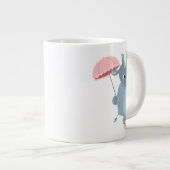 Tasse Géante Cartoon Rhino avec parapluie sur Unicycle Jumbo Mu (Devant droit)