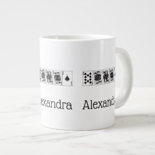 Tasse Géante Casino Night Poker Royal Straight Flush Spades