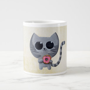 Tasse Géante Cat gris et muth