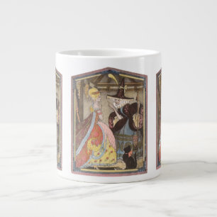 Tasse Géante Cendrillon et Fée Gomère, Vintage Conte de Fée