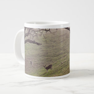 Tasse Géante Cerfs et arbres