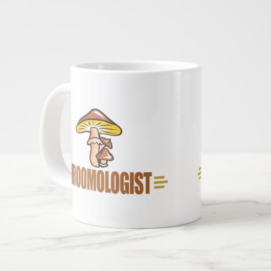 Tasse Géante Champignon drôle (Devant gauche)