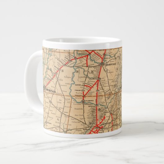 Tasse Géante Chemin de fer Louisville et Nashville (Devant gauche)