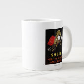 Tasse Géante Cheval mécanique avec Shell Oil (Devant droit)