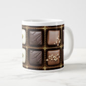 Tasse Géante Chocolat de luxe fait main dans une boîte (Devant droit)
