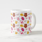 Tasse Géante Chouette Saint-Valentin (Devant droit)