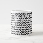 Tasse Géante Chvron noir et blanc dalmate (Devant)