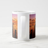 Tasse Géante Ciel de coucher du soleil (Dos)