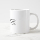 Tasse Géante Citation de Samuel L. Clemens (Droite)