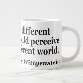 Tasse Géante Citation différente du monde de langue différente (Droite)
