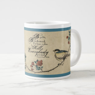 Tasse Géante Citation du général James Mattis sur le Arrière - 