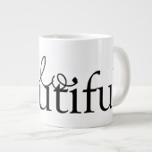 Tasse Géante Citations d'amour IV (Devant droit)