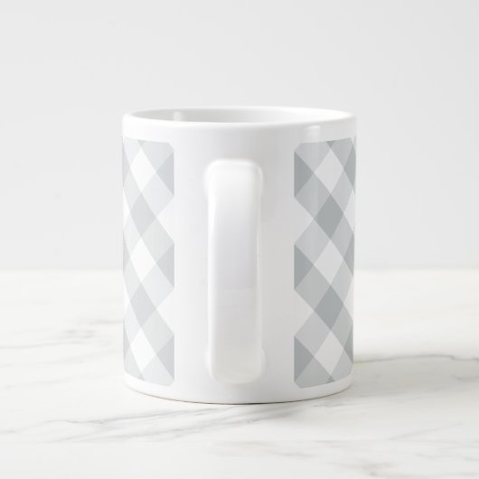Tasse Géante Cliquez sur Personnaliser pour modifier Gris en co (Dos)