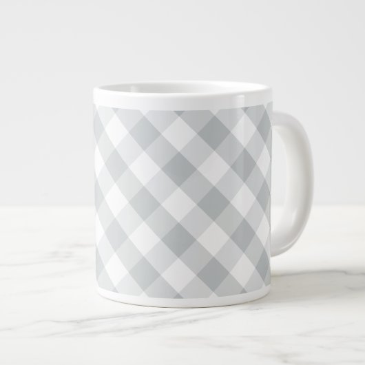 Tasse Géante Cliquez sur Personnaliser pour modifier Gris en co (Devant droit)