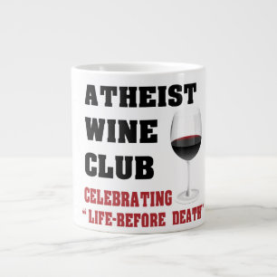 Tasse Géante Club athée de vin