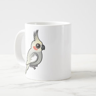 Tasse Géante Cockatiel orné de paillettes