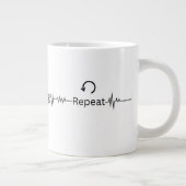 Tasse géante 'Coding Heartbeat' pour programmeur (Droite)