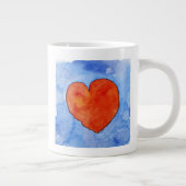 Tasse Géante Coeur rouge sur le bleu 2011 (Droite)