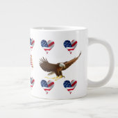 Tasse Géante Coeurs américains (Droite)