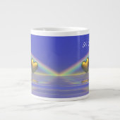 Tasse Géante Coeurs d'or du 50e anniversaire (Devant)
