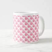 Tasse Géante Coeurs roses (Devant droit)