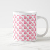 Tasse Géante Coeurs roses (Droite)
