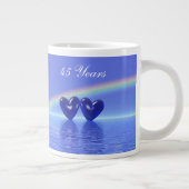 Tasse Géante Coeurs saphirs du 45e anniversaire (Droite)