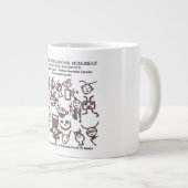 Tasse Géante Collection de pétroglyphes Visage et masques (Devant droit)