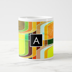 Tasse Géante Coloré Funky Retro Inspiré