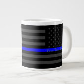 Tasse Géante Conception personnalisée d'un drapeau américain gr (Devant droit)