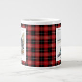 Tasse géante confortable avec monogramme de Noël à (Devant)