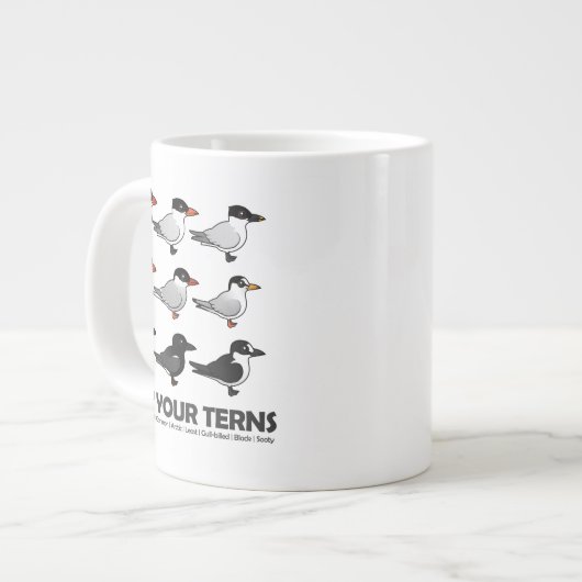 Tasse Géante Connaissez vos sternes (Devant gauche)