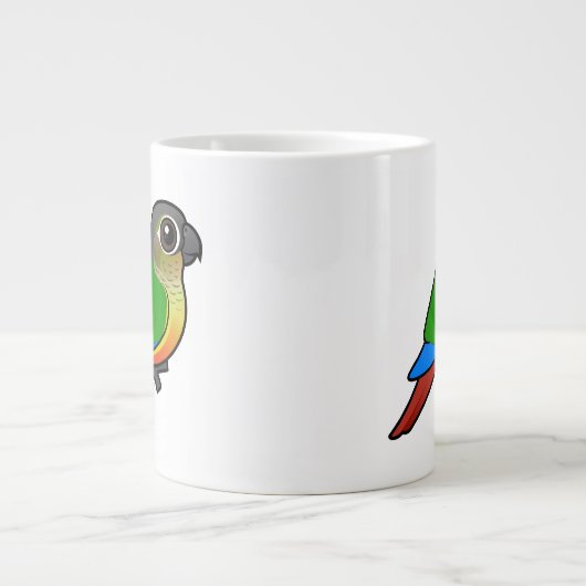 Tasse Géante Conure à côté jaune (Devant)