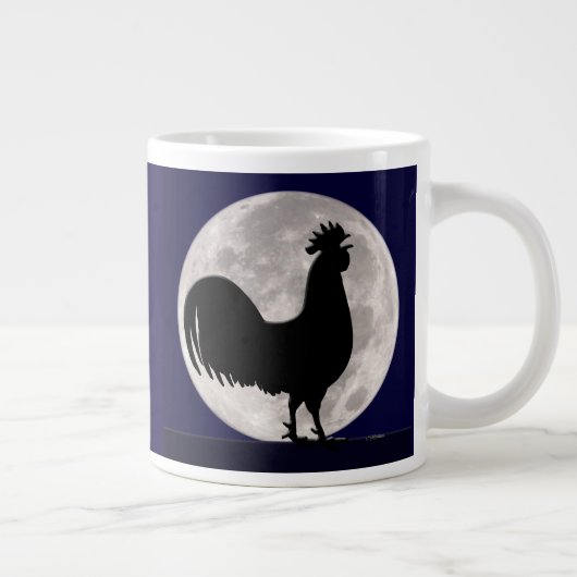 Tasse Géante Coq au clair de lune (Droite)