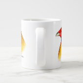 Tasse Géante Coq de Combat Ébarbé (Dos)