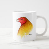 Tasse Géante Coq de Combat Ébarbé (Droite)