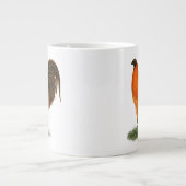 Tasse Géante Coq de combat Ginger Rouge (Devant)