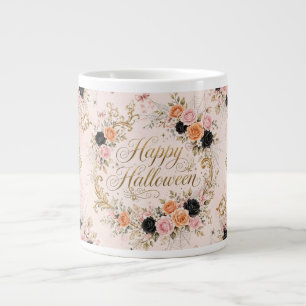 Tasse géante Coquette Rose Happy Halloween