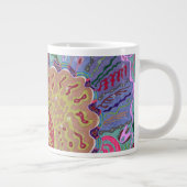 Tasse Géante "Corail" Art Abstrait (Droite)
