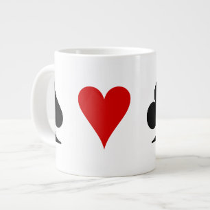 Tasse Géante Costumes de carte de jeu