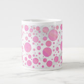 Tasse Géante Coton Bonbon Pink Polka Dot (Devant)