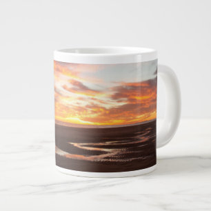 Tasse Géante Coucher du soleil sur la mer de Cortez