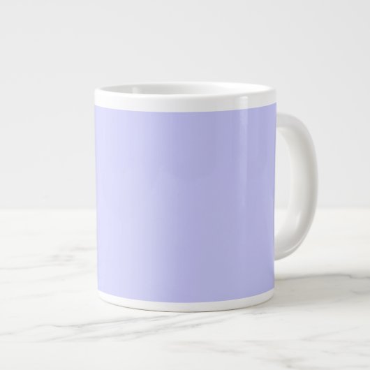 Tasse Géante Couleur Lavande tendance prête à customiser (Devant droit)