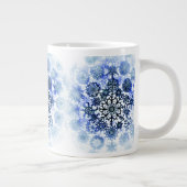 Tasse Géante Coupe Blue Misty Snowflakes (Droite)