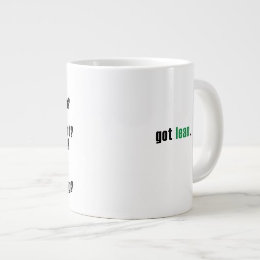 Tasse Géante Coupe Lean (Devant droit)