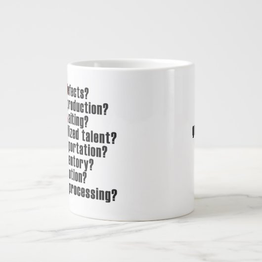 Tasse Géante Coupe Lean (Devant)