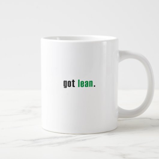 Tasse Géante Coupe Lean (Droite)