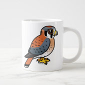 Tasse Géante Crécerelle américaine mignonne (Droite)