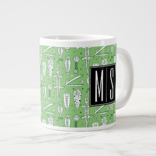 Tasse Géante Crocodile Motif  Monogramme